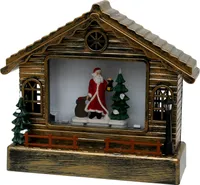 LED Haus mit Santa SIGRO