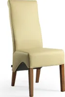 Lederstuhl Lederstühle Regina Sand Nussbaum Esszimmerstuhl Stuhl Stühle
