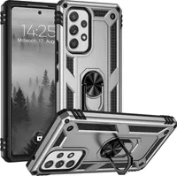 Armor Outdoor Handyhülle für Samsung Galaxy A53 5G Handy Panzer Case Cover Schutzhülle Farbe: Silber