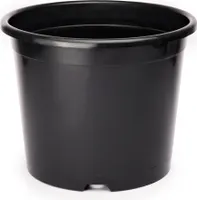 Garronda Blumentopf GD-0025 (1 Stück - Schwarz, ⌀ 28cm H=22cm)