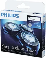 Philips Scherköpfe HQ8/50, 3 Kopf/Köpfe, HQ7100, HQ7140, HQ7160, HQ7180, HQ7200, HQ7240, HQ7290, HQ7742, HQ7760, HQ7762, HQ7780, HQ7782,...