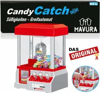 CandyCatch Süßigkeiten Greifautomat Candy Grabber Mini Süßigkeitenautomat ab 3J.