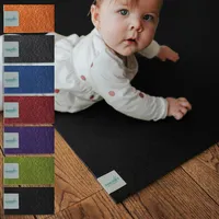 Sanosoft® Krabbelmatte 160x180cm Schwarz - Hergestellt in Deutschland