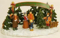 Wurm Figur Weihnachtsdorf - Christbaumverkauf
