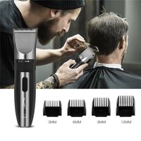 CkeyiN Profi Haarschneider Wiederaufladbar Haarspange Bartschneider Wenig Lärm Haircut Kit Haarschneidemaschine für Kinder Männer