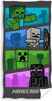Carbotex Minecraft Strandtuch Badetuch Duschtuch 70 x 140cm