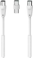 Hama 7205301 Koaxiální kabel 3 m bílý