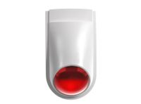 Alarm Attrappe Sirene Roter Blinker Anlage Dummy Innen & Außen Sicherheit Schutz