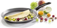 Karl Krüger C28 Induktion Emaille Crepes-Pfanne Pfannkuchen 28 cm