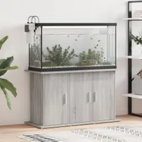 vidaXL Stojak pod akwarium szary Sonoma 101x41x58 cm Materiał drewnopochodny