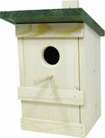 Elmato 10179 Starenkobel Kobel Nistplatz aus Fichte, 45mm Loch, Frontöffnung, 18x26x32cm