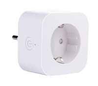 alpina Smart Home - Smart Plug für Innenräume - 3680W - Zeitplan - Stromzähler - App und Sprachsteuerung