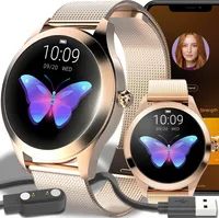 Inteligentné hodinky OLED Smart Watch 45 mm KW10 Pro náramkové hodinky dotykový displej športové pásmo fitness náramok hodinky darčekové volanie Android iOS muži ženy zlato Retoo