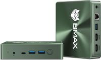 Bmax B6 Power Mini-PC 16GB LPDDR4 2133MHz / 1TGB NVME SSD Intel Core i7-1060NG7 Prozessor 4C/8T bis zu 3,8 GHz, Desktop-Mini-Computer Wi-Fi 6, BT 5.2,