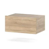 Stiv Möbel Hängender Nachttisch Eiche Sonoma 45 CM 1S Nachttisch Schlafzimmermöbel