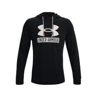 UNDER ARMOUR UA Rival Terry Logo Hoodie-WHT     MD