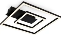 LED ceiling light, black, LED/22W