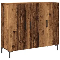 vidaXL Kredens o wyglądzie starego drewna 90x34x80 cm materiał drewnopochodny