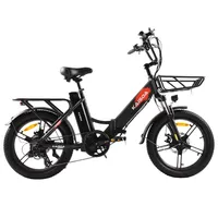 E-Bike Herren Damen City E-Bikes & E-Hollandräder Elektrofahrrad mit 20'' ×3.0'' Fat Tire, 36V 20.8Ah herausnehmbarer Akku Range 40-120 km ebike