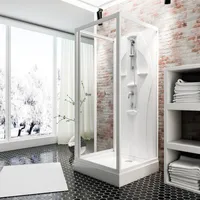 Komplettdusche SCHULTE Juist 80 x 80 x 190 cm alpinweiß