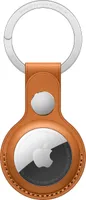 Apple AirTag Leather Key Ring - Golden Brown