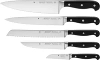 WMF Spitzenklasse Plus 18.9498.9992 - Messer-Set - Stahl - Kunststoff - Edelstahl - Schwarz - Ergonomisch