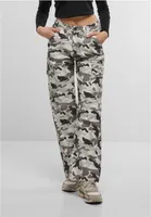 Pánske džínsy DEF Straight Fit black camo - S