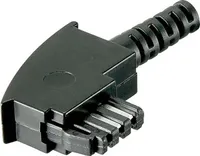 TAE-F-Stecker mit Knickschutz