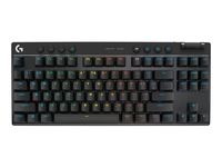 Logitech G PRO X TKL, Tenkeyless (80 - 87 %), RF Wireless + Bluetooth, Mechanischer Switch, AZERTY, RGB-LED, Weiß