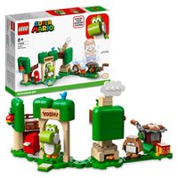 LEGO 71406 Super Mario Yoshis Geschenkhaus – Erweiterungsset, baubares Spielzeug, Yoshi Figur, zum kombinieren mit Mario, Luigi oder Peach Starterset