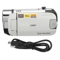 D90 1080P 16MP digitální fotoaparát 2,4" otočná obrazovka videokamera 16x zoom HD videorekordér s plnicím světlem