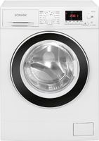 Bomann WA 7192 Waschmaschine weiß, 9 kg, 15 Waschprogramme, 1.400 U/min,   LED-Display/Kontrollanzeigen, Frontlader