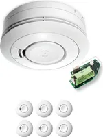 6x Ei Electronics Ei650RF Funkrauchmelder - Set aus funkvernetzbarem Rauchwarnmelder und Funkmodul - Bestnote Stiftung Warentest