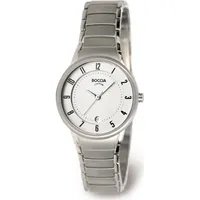 Boccia Uhr - Damenuhr Reintitan mit Saphirglas - 3158-01