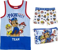 Paw Patrol Schlafanzug Kinder Pyjama Set & Nachtwäsche aus 100?% Baumwolle mit Tasche 2 Jahre