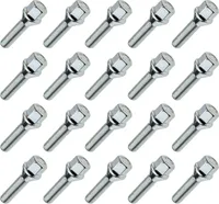 20x Radschraube, M12x1.50, Gewindelänge: 30mm, Kegelbund, SW17