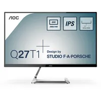 AOC Q27T1 - 68,6 cm (27 Zoll) - 2560 x 1440 Pixel - Quad HD - LED - 5 ms - Schwarz