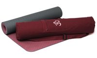 Yoga-Set Starter Edition - comfort (Yogamatte pro + Yogatasche OM) bordeaux, anthrazit