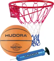 Hudora Basketball Set Slam it 3-teilig mit Korb und Pumpe