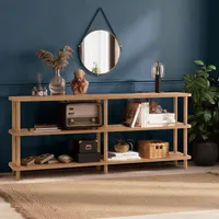 Skye Decor, Zen, Bücherregale, Atlantische Kiefer, 180 x 74,9 x 35 cm