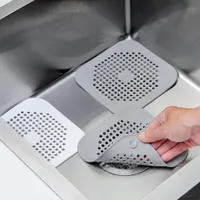 Abflusssieb Abflusssieb Silikon, Spülbecken Sieb, Dusche Haarfänger, für Badezimmer Badewanne und Küche(4 Stück)