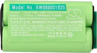 vhbw Akku Ersatz für Wahl 1854-7988, 0114-300, 1855, 1854 für Rasierer (2000 mAh, 2,4 V, NiMH)
