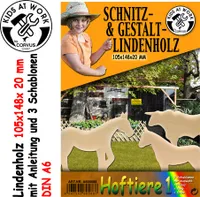 Schnitzholz Hoftiere 1, klein