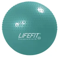 Gymnastický masážní míč LIFEFIT® MASSAGE BALL 55 cm, tyrkysový