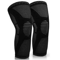 Kniebandage für Damen/Männer, Kompression Kniestütze, Kniescherzen, Laufen, Gewichtheben, Basketball, Volleyball, Sport, L