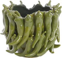 Light & Living - Vase PEPPER - 25,5x24,5x20,5cm - Grün