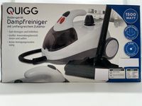 QUIGG Dampfreiniger 1500 W Bodendüse Fensterdüse Rundbürste Dampfstrahl Dampf