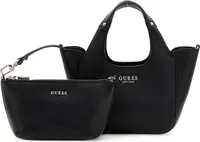 GUESS Dámská kabelka Helina Black : černá Barevný sortiment: černá
