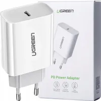 Ugreen-Adapter, USB, Power Delivery 3.0, Quick Charge 4.0, 20W, 3A, weiß (60450)