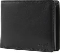 bugatti Geldbörse Simbiosi Coin Wallet with Zip Compartment 9CC Black schwarz